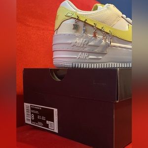 Nike af1 shadow with charms